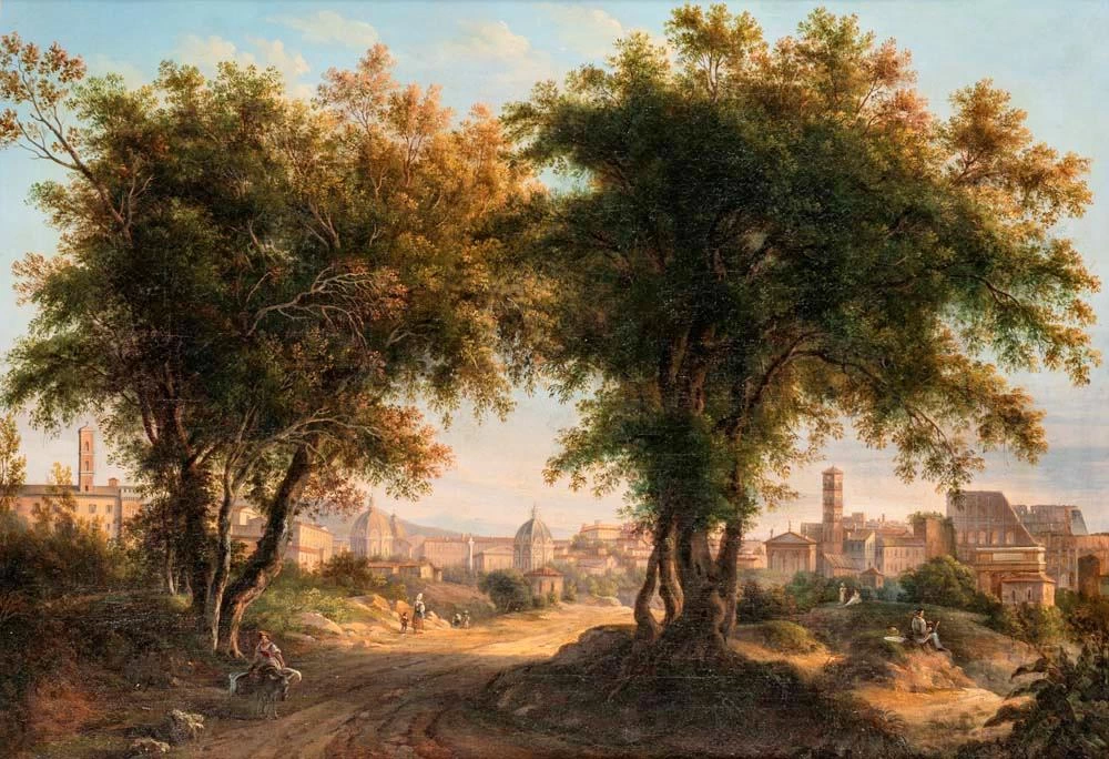 Veduta di Roma dal Campidoglio al Colosseo